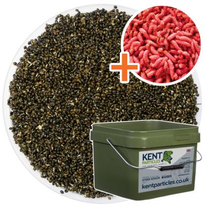 Kent Particles Prepared Hemp & Red Dead Maggots: click to enlarge