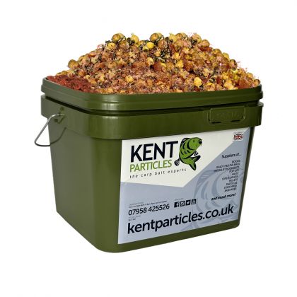 Kent Particles Spod Ready Hemp, Maize & Tigers Bucket: click to enlarge